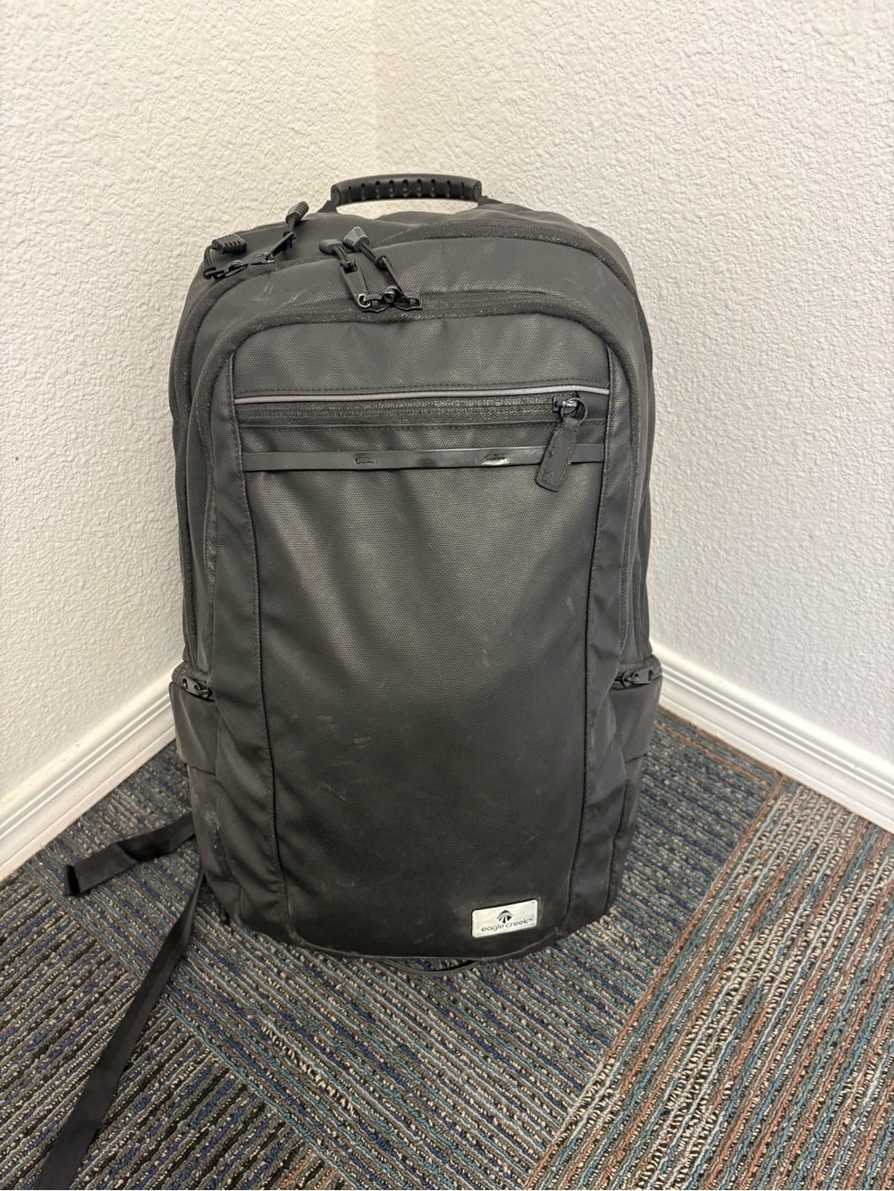 Eagle Creek Waxed travel backpack with laptop space